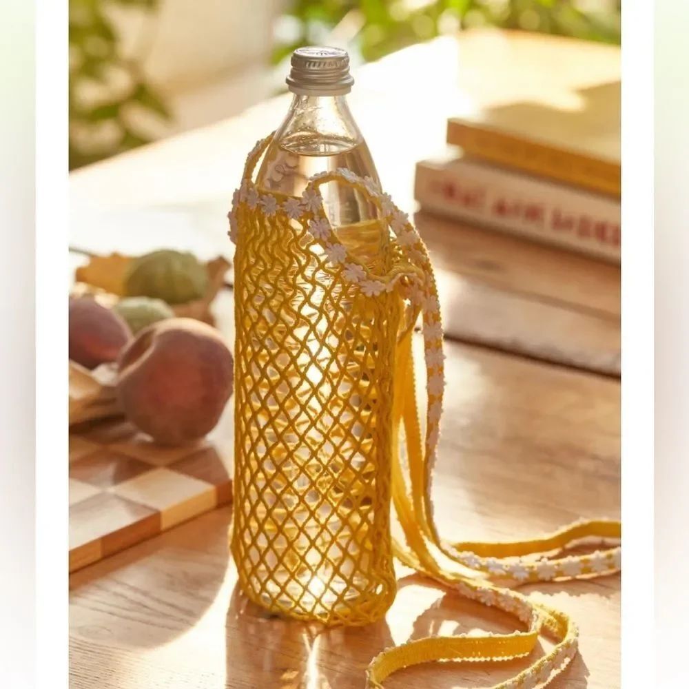Urban Outfitters Daisy Trim Bottle Sling